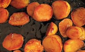 White Sweet Potatoes with Mirin and Honey