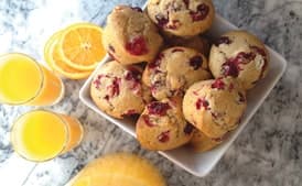 Whole Wheat Cranberry Orange Cupcakes