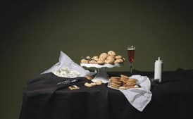 Wholewheat Blinis with American Caviar