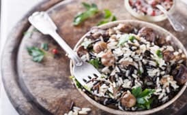 Wild Rice with Wild Mushrooms