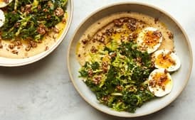 Winter Salad Hummus Bowls